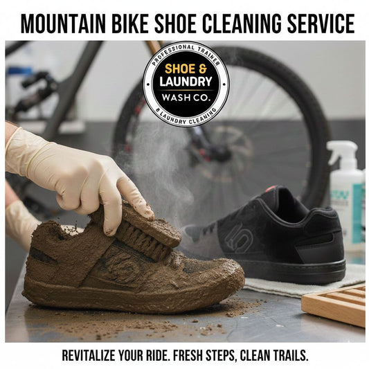 MOUNTAIN BIKE SHOE CLEANING